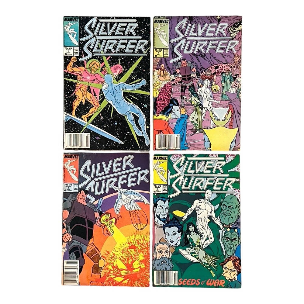 Silver Surfer (1987 2nd Series) Lot Of 8 Books F+ 3 4 5 6 7 8 9 10 Marvel